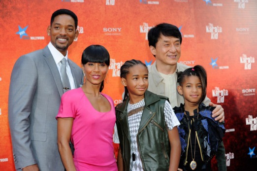will smith and family 2010. Daddy Will Smith and family